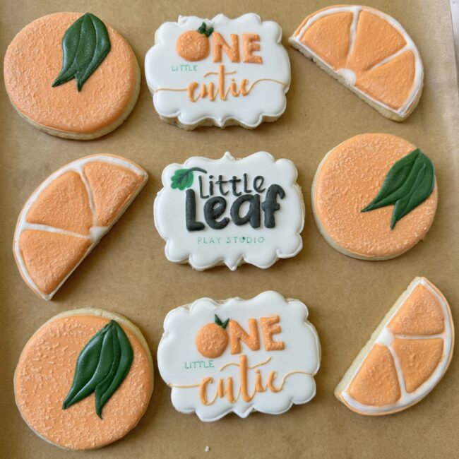 Business Logo Cookies - Little Leaf Play Studio